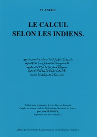  Planude - Le calcul selon les Indiens.