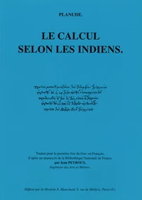 Le calcul selon les Indiens