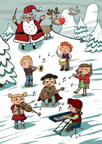 Symphonie pour le Père Noël. Dossier pédagogique (livre + coloriages + exercices)