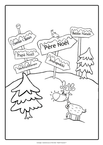 Symphonie pour le Père Noël. Dossier pédagogique (livre + coloriages + exercices)