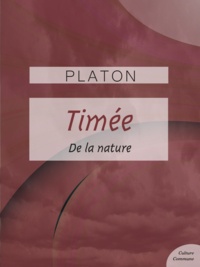  Platon - Timée.