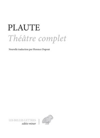  Plaute - Théâtre complet.