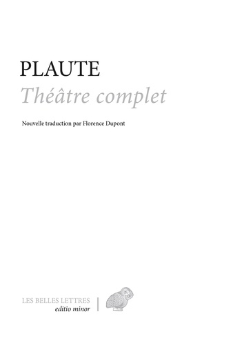 Théâtre complet