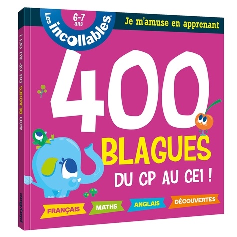  Play Bac - 400 blagues pour réviser du CE1 au CE2 ! - 7-8 ans.