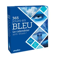 Calendrier 365 jours en bleu