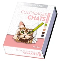 Coloriages Chats en 365 jours