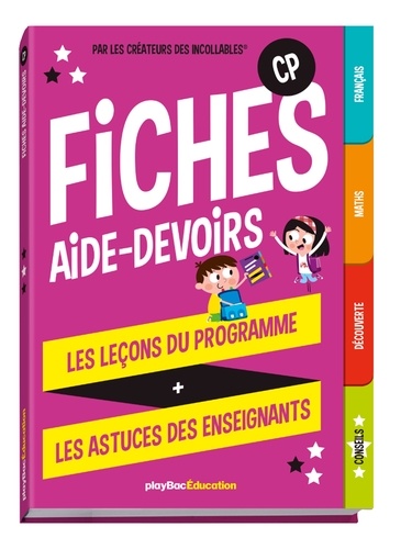 Fiches Aide Devoirs Cp De Play Bac Poche Livre Decitre