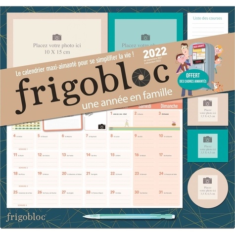 Frigobloc mensuel personnalisable 2023