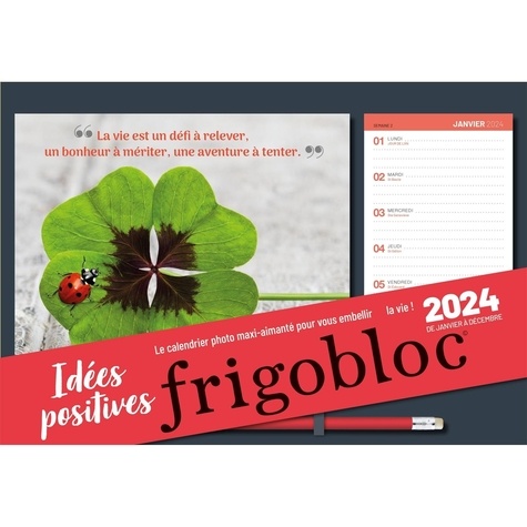Frigobloc Calendrier photo Idées positives Edition 2024 - Play Bac