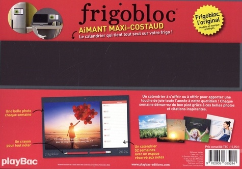 Frigobloc Calendrier photo Idées positives  Edition 2024