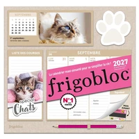 Frigobloc Chat - Le calendrier maxi-aimanté pour se simplifier la vie