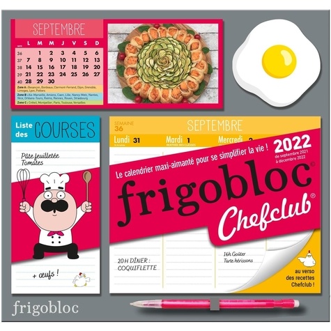 Frigobloc Chefclub. 70 recettes pour cuisiner en s'amusant. Avec un criterium  Edition 2021-2022
