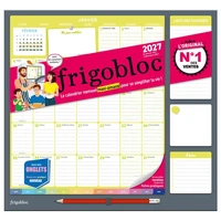 Frigobloc Le calendrier mensuel maxi-aimanté pour se simplifier la vie !