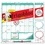 Frigobloc mensuel A chacun sa couleur !. Le calendrier mensuel maxi-aimanté pour se simplifier la vie ! Avec 1 stylo 4 couleurs  Edition 2025-2026