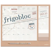 Frigobloc mensuel tendance déco beige
