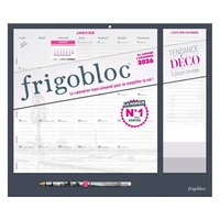 Frigobloc Mensuel Tendance déco Noir
