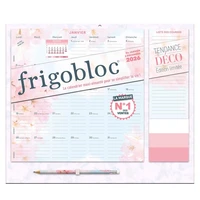 Frigobloc Mensuel Tendance déco Rose