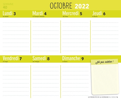 Frigobloc Montessori. De septembre 2022 à décembre 2023. Avec un criterium  Edition 2023