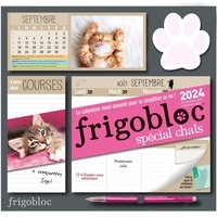  Play Bac - Frigobloc spécial chats - Le calendrier maxi-aimanté pour se simplifier la vie ! Avec un critérium.