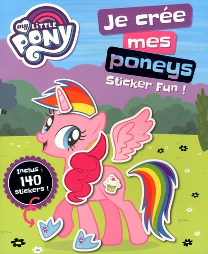  Play Bac - Je crée mes poneys sticker fun !.