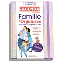 L'agenda de poche famille organisée
