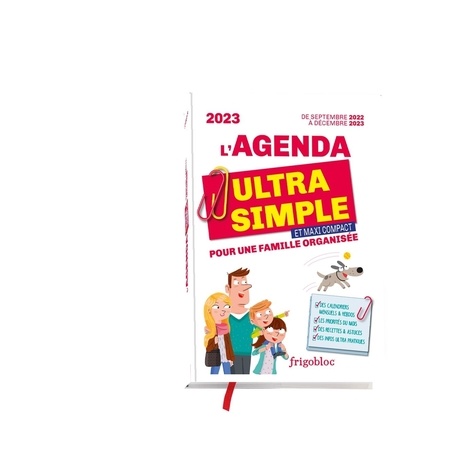L'agenda ultra simple et maxi compact pour une famille organisée  Edition 2022-2023