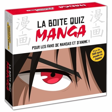 La boîte quiz Manga. Pour les fans de mangas et d'anime !