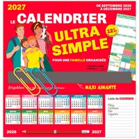 Le calendrier ultra simple pour une famille organisée !