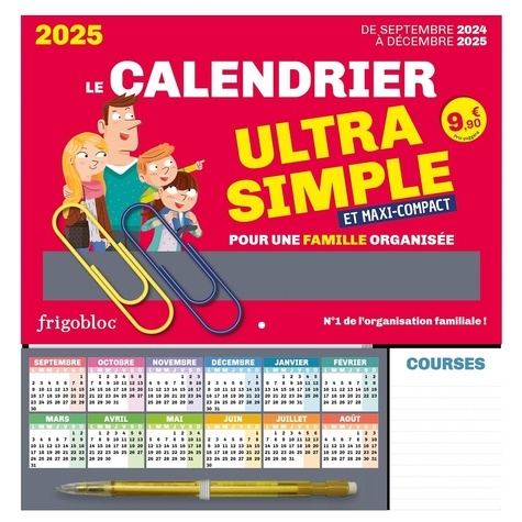 Le mini calendrier Ultra Simple pour une famille organisée !