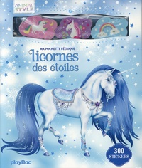  Play Bac - Ma pochette féerique Licornes des étoiles - Avec 300 stickers.