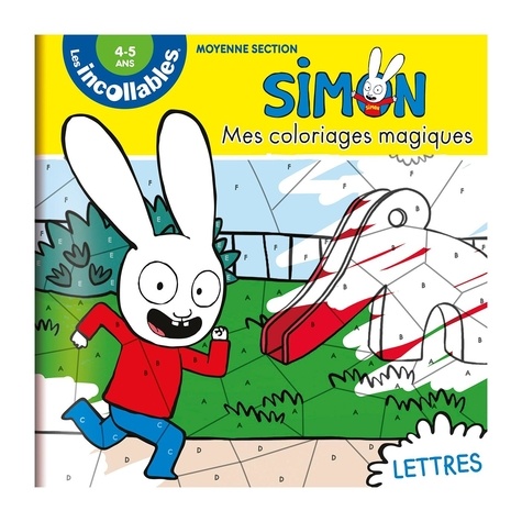 Mes coloriages magiques Simon. Spécial Lettres - Moyenne Section