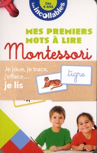  Play Bac - Mes premiers mots à lire Montessori - Je joue, je trace, j'efface... je lis.
