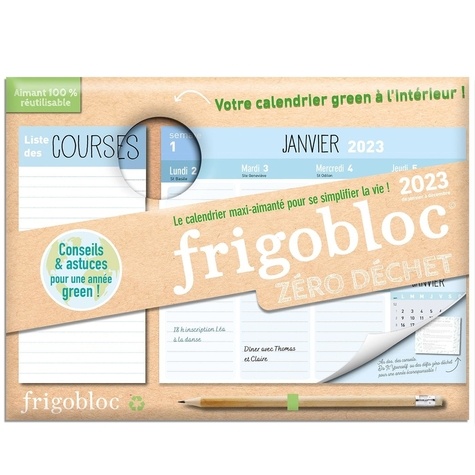 Frigobloc - Le calendrier hebdo maxi-aimanté de Play Bac - Grand Format  - Livre - Decitre