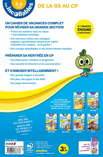 Mon cahier de vacances / De 3 à 5 ans: + de 100 jeux éducatifs et ludiques  (French Edition): 9798398703610: Collection Chantebise: Books 