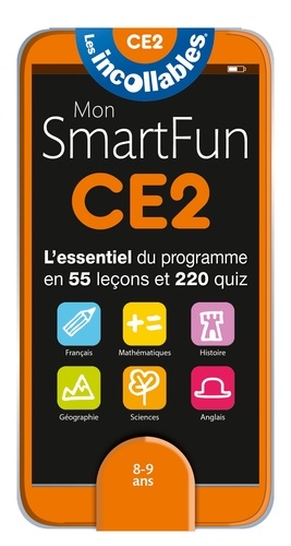  Play Bac - Mon SmartFun CE2 - L'essentiel du programme en 55 leçons et 220 quiz.
