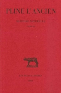  Pline l'Ancien - Histoire naturelle - Livre III.