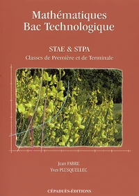 Mathematiques Bac Technologique Stae & Stpa 1ere Et Terminale