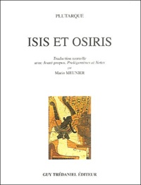  Plutarque - Isis et Osiris.