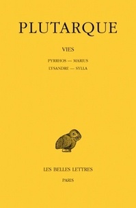  Plutarque - Vies - Tome 6, Pyrrhos-Marius, Lysandre-Sylla.