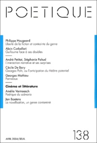 Philippe Haugeard et Alain Corbellari - Poétique N° 138 : Cinéma et littérature.