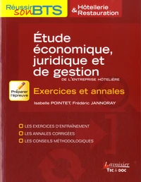 Etudes économiques, juridiques et de gestion de l'entreprise hôtelière