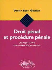 Droit Penal Et Procedure Penale