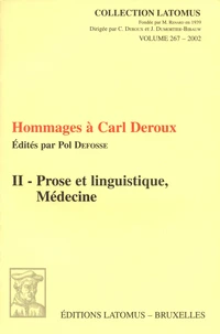Hommages à Carl Deroux II