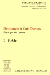 Hommages à Carl Deroux