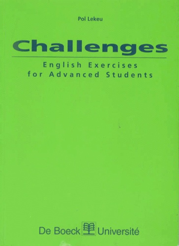 Pol Lekeu - Challenges. English Exercices For Advanced Students.