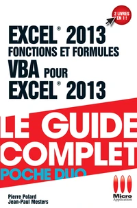 Excel 2013 fonctions et formules et VBA pour Excel 2013