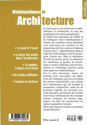 Tangente Hors-série N° 60 Mathématiques et architecture