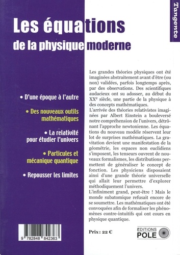 Tangente Hors-série N° 71 Les équation de ma physique moderne. Relativité générale ; Mécanique quantique