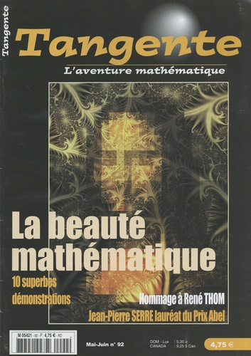 Gilles Cohen - Tangente N° 92, mai-juin 2003 : La beauté mathématique.