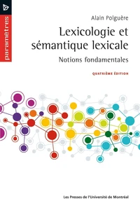 Lexicologie et sémantique lexicale